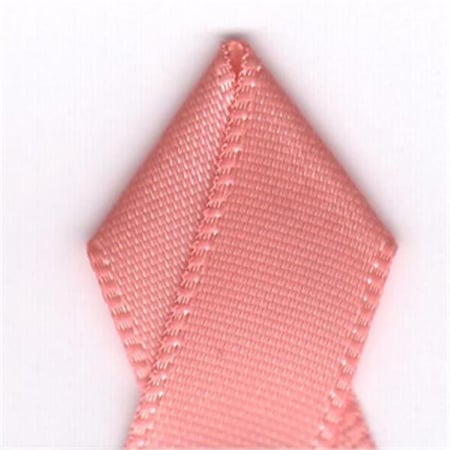 Papilion R07430538023850YD 1.5 In. Single-Face Satin Ribbon 50 Yards - Light Coral